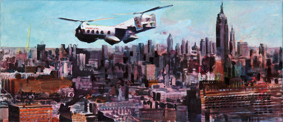 Florian Thomas - Im Hubschrauber über New York