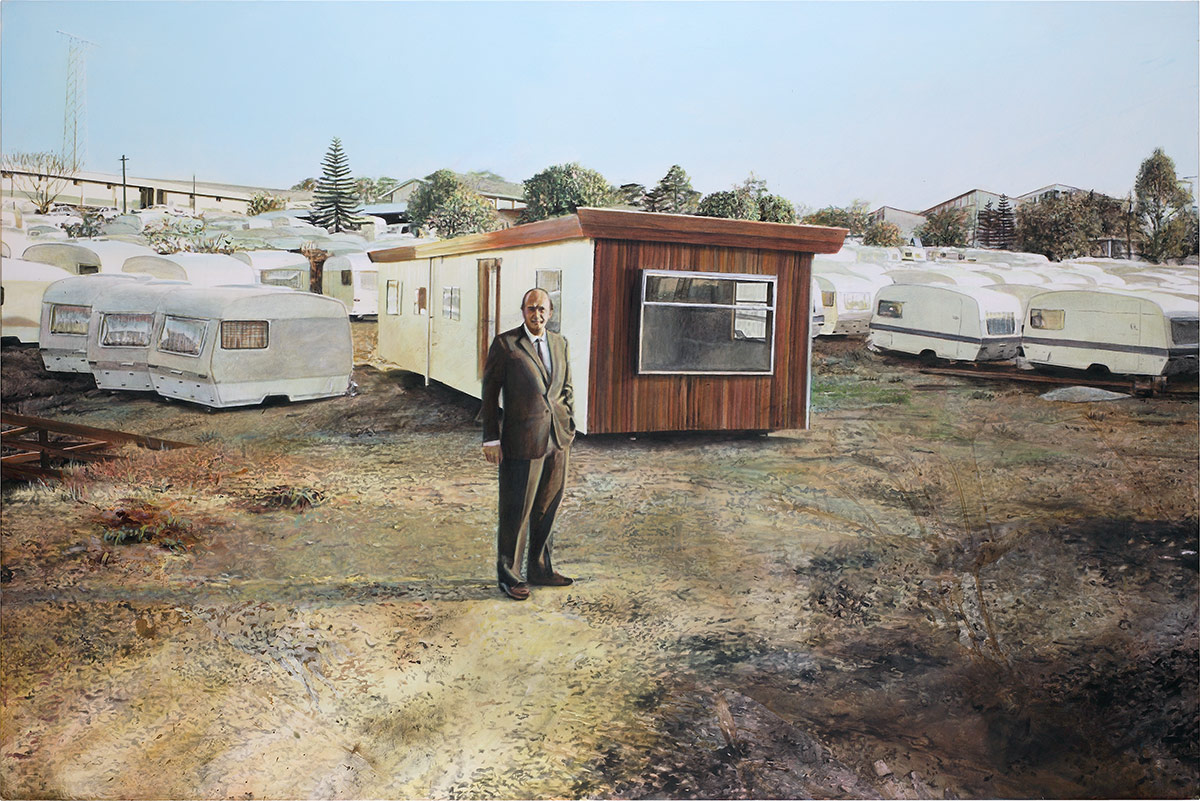 Florian Thomas - Moody (in front of park home)