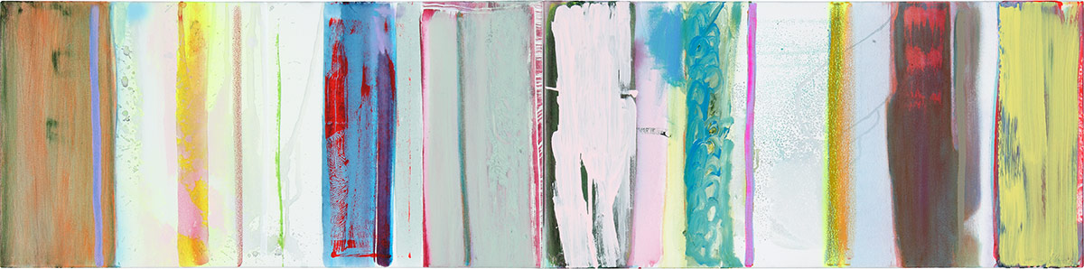 Florian Thomas - Diptychon mit Picasso Streifen