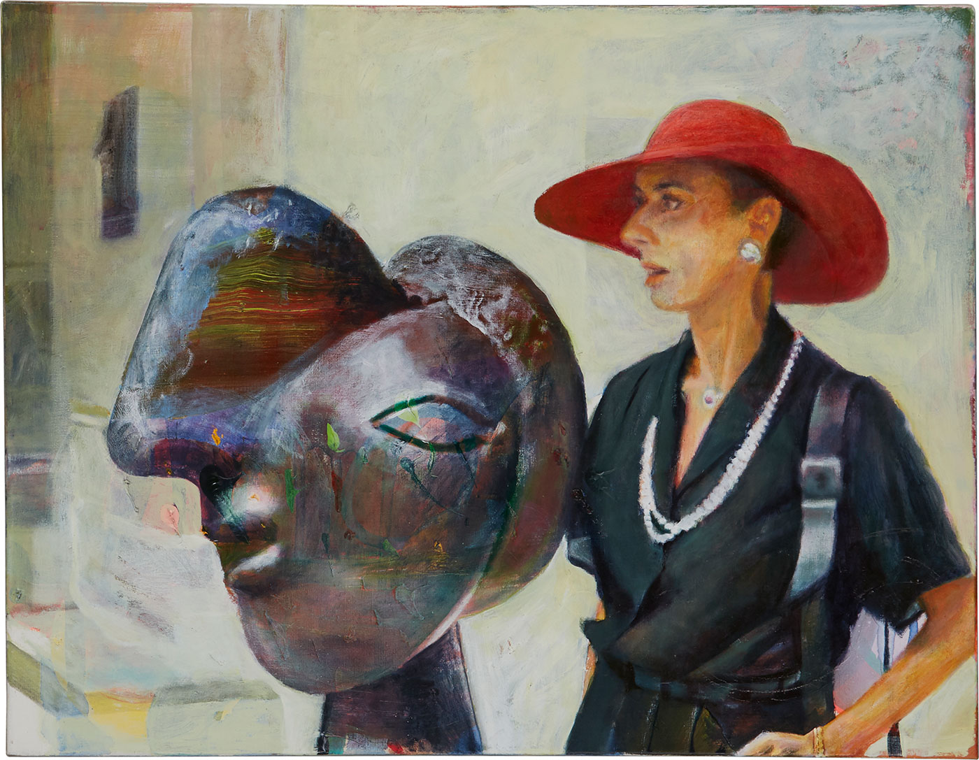 Florian Thomas - Frau mit Picasso