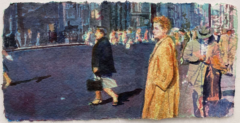 Florian Thomas - Frau in Kamelhaarmantel