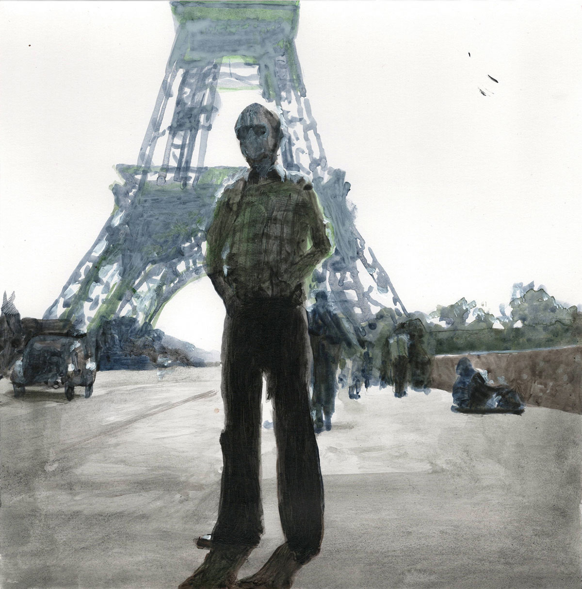 Florian Thomas - under the eiffel Tower